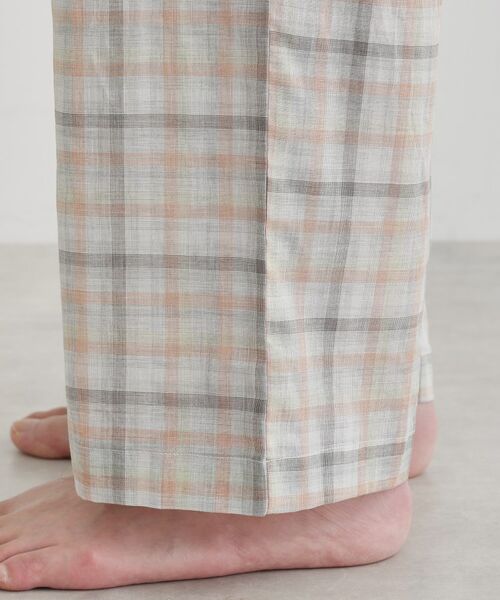 TAKEO KIKUCHI / タケオキクチ ルームウェア | ギンガムチェックテーラードパジャマ | 詳細12