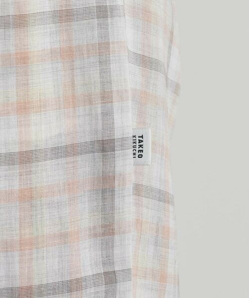 TAKEO KIKUCHI / タケオキクチ ルームウェア | ギンガムチェックテーラードパジャマ | 詳細13