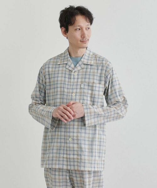TAKEO KIKUCHI / タケオキクチ ルームウェア | ギンガムチェックテーラードパジャマ | 詳細15