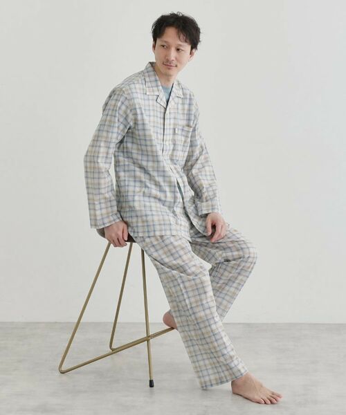 TAKEO KIKUCHI / タケオキクチ ルームウェア | ギンガムチェックテーラードパジャマ | 詳細18