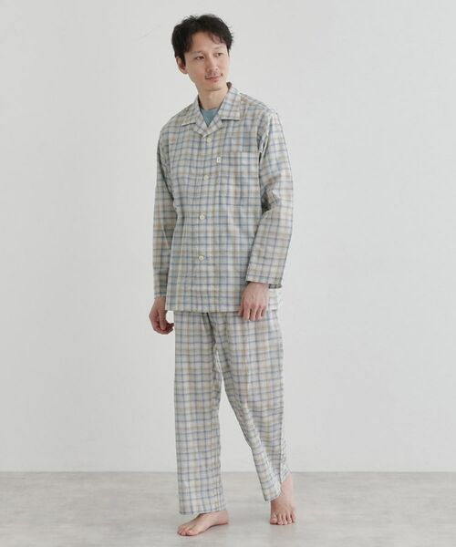 TAKEO KIKUCHI / タケオキクチ ルームウェア | ギンガムチェックテーラードパジャマ | 詳細19