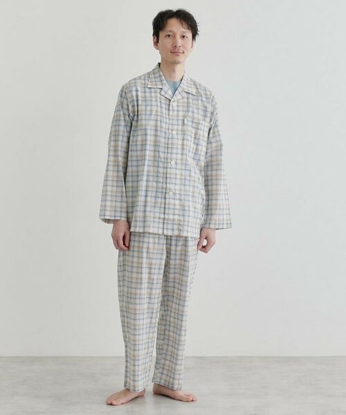 TAKEO KIKUCHI / タケオキクチ ルームウェア | ギンガムチェックテーラードパジャマ | 詳細20