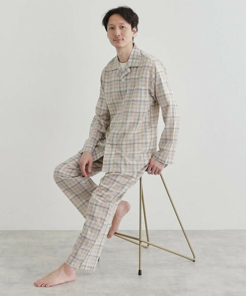 TAKEO KIKUCHI / タケオキクチ ルームウェア | ギンガムチェックテーラードパジャマ | 詳細25