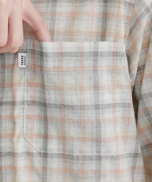 TAKEO KIKUCHI / タケオキクチ ルームウェア | ギンガムチェックテーラードパジャマ | 詳細7