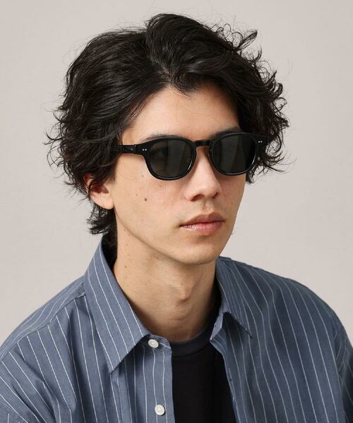 TAKEO KIKUCHI / タケオキクチ サングラス・メガネ | 【TAKEO KIKUCHI × THE BEDFORD HOTEL】ウェリントンフレーム サングラス | 詳細10