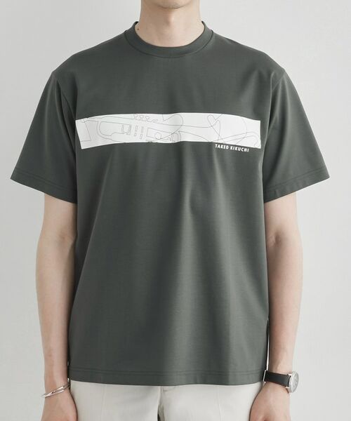 TAKEO KIKUCHI / タケオキクチ Tシャツ | バープリントポンチTシャツ | 詳細2