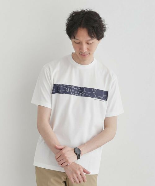 TAKEO KIKUCHI / タケオキクチ Tシャツ | バープリントポンチTシャツ | 詳細9