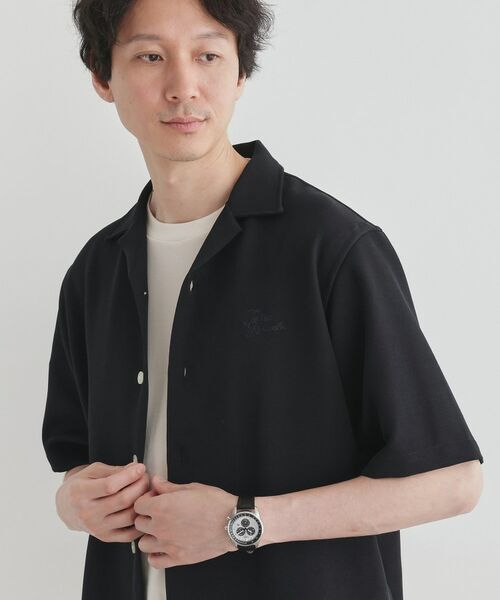 TAKEO KIKUCHI / タケオキクチ シャツ・ブラウス | 【LIMITED】ハンドライティングロゴ 1ポイントジャージ半袖シャツ | 詳細12