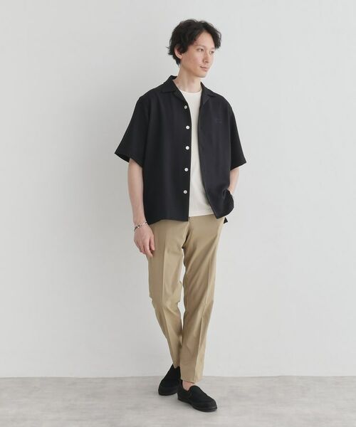 TAKEO KIKUCHI / タケオキクチ シャツ・ブラウス | 【LIMITED】ハンドライティングロゴ 1ポイントジャージ半袖シャツ | 詳細14