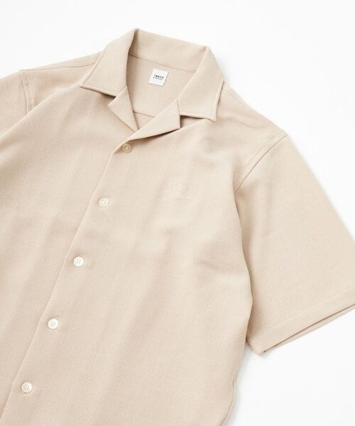 TAKEO KIKUCHI / タケオキクチ シャツ・ブラウス | 【LIMITED】ハンドライティングロゴ 1ポイントジャージ半袖シャツ | 詳細16