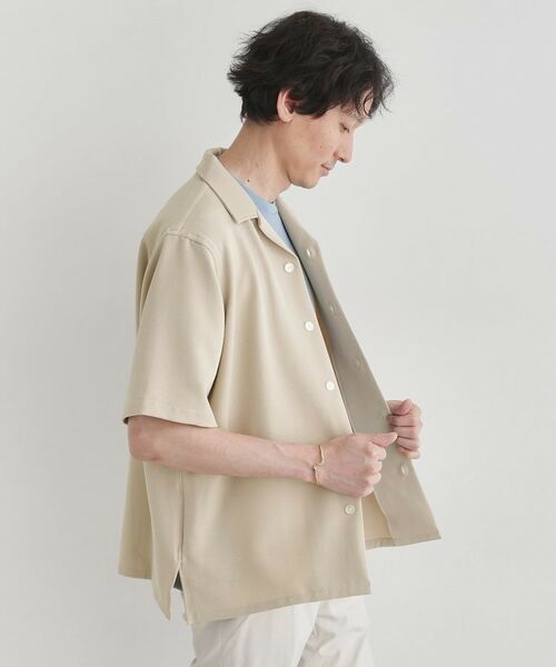 TAKEO KIKUCHI / タケオキクチ シャツ・ブラウス | 【LIMITED】ハンドライティングロゴ 1ポイントジャージ半袖シャツ | 詳細19