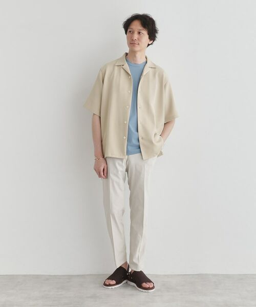 TAKEO KIKUCHI / タケオキクチ シャツ・ブラウス | 【LIMITED】ハンドライティングロゴ 1ポイントジャージ半袖シャツ | 詳細20