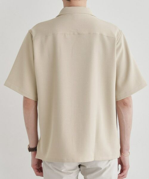 TAKEO KIKUCHI / タケオキクチ シャツ・ブラウス | 【LIMITED】ハンドライティングロゴ 1ポイントジャージ半袖シャツ | 詳細4