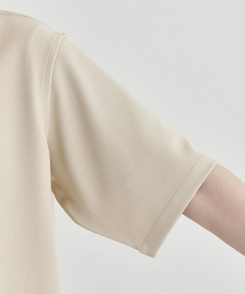 TAKEO KIKUCHI / タケオキクチ シャツ・ブラウス | 【LIMITED】ハンドライティングロゴ 1ポイントジャージ半袖シャツ | 詳細6