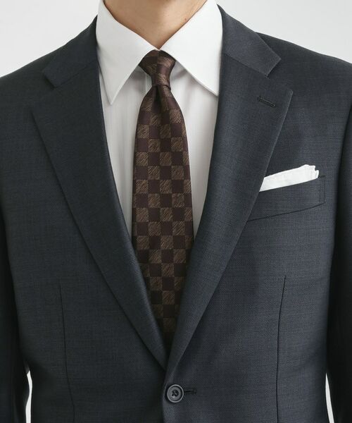 TAKEO KIKUCHI / タケオキクチ ネクタイ | 【Made in JAPAN】市松紋ネクタイ | 詳細11