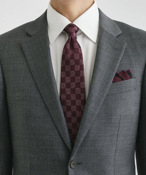 TAKEO KIKUCHI / タケオキクチ ネクタイ | 【Made in JAPAN】市松紋ネクタイ | 詳細13