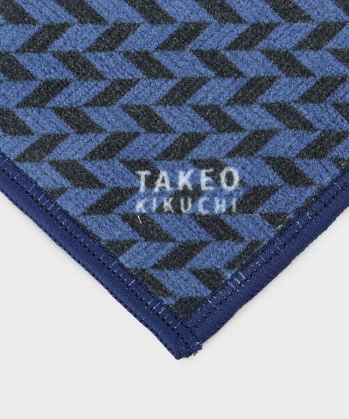 TAKEO KIKUCHI / タケオキクチ ハンカチ | 柄切り替えプリントフォンカチ | 詳細4
