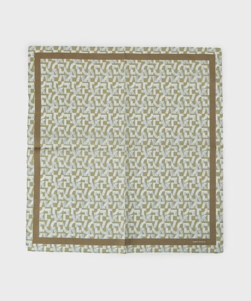 TAKEO KIKUCHI / タケオキクチ ハンカチ | パズル柄プリントハンカチ | 詳細1