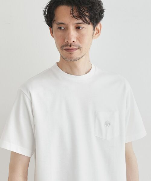 TAKEO KIKUCHI / タケオキクチ Tシャツ | 【COOL CITY WEAR】ワンポイント刺しゅう ポケットTシャツ /接触冷感 | 詳細8