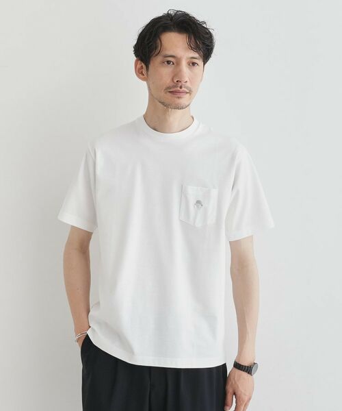 TAKEO KIKUCHI / タケオキクチ Tシャツ | 【COOL CITY WEAR】ワンポイント刺しゅう ポケットTシャツ /接触冷感 | 詳細9