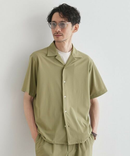 TAKEO KIKUCHI / タケオキクチ シャツ・ブラウス | 【COOL CITY WEAR】エアートール オープンカラーシャツ /接触冷感・通気性 | 詳細13