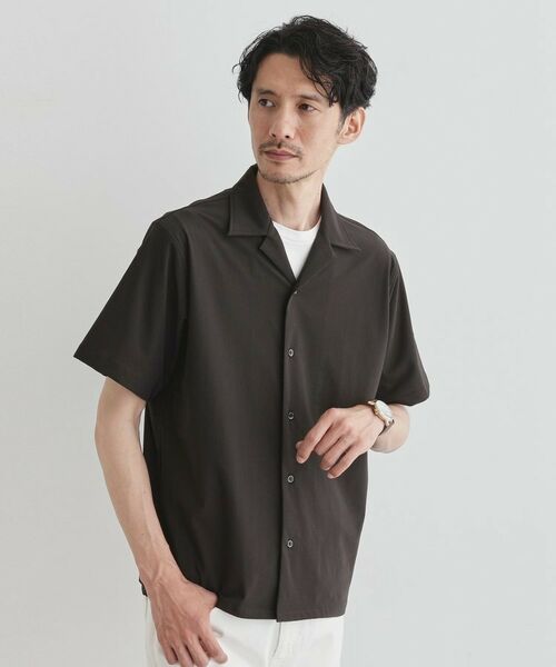 TAKEO KIKUCHI / タケオキクチ シャツ・ブラウス | 【COOL CITY WEAR】エアートール オープンカラーシャツ /接触冷感・通気性 | 詳細20