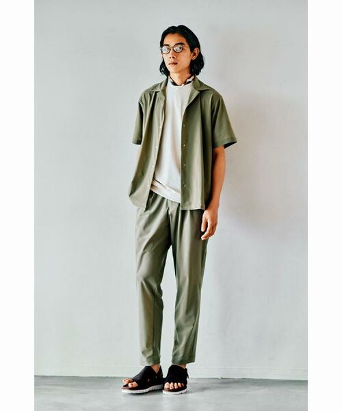 TAKEO KIKUCHI / タケオキクチ シャツ・ブラウス | 【COOL CITY WEAR】エアートール オープンカラーシャツ /接触冷感・通気性 | 詳細23