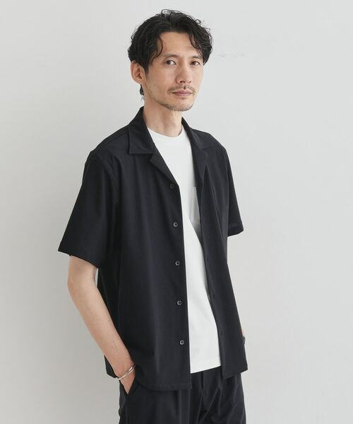 TAKEO KIKUCHI / タケオキクチ シャツ・ブラウス | 【COOL CITY WEAR】エアートール オープンカラーシャツ /接触冷感・通気性 | 詳細9