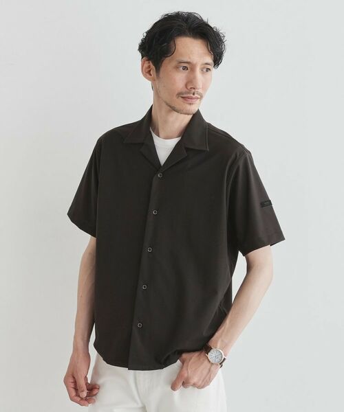 TAKEO KIKUCHI/タケオキクチ 【COOL CITY WEAR】エアートール オープンカラーシャツ /接触冷感・通気性 ブラウン(044) 03(L) TAKEO KIKUCHI/タケオキクチ 【COOL CITY WEAR】エアートール オープンカラーシャツ /接触冷感・通気性 ブラウン(044) 03(L)