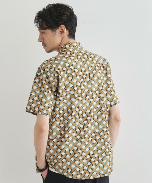 TAKEO KIKUCHI / タケオキクチ Tシャツ | 【COOL CITY WEAR】籠目アート柄 サッカーシャツ /通気性 | 詳細12