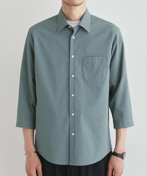 TAKEO KIKUCHI / タケオキクチ Tシャツ | 【COOL CITY WEAR】DotAir（R）サッカー シャツ | 詳細2