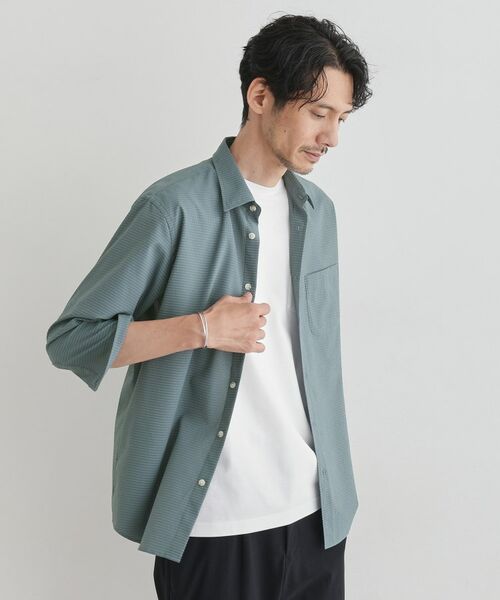 TAKEO KIKUCHI / タケオキクチ Tシャツ | 【COOL CITY WEAR】DotAir（R）サッカー シャツ | 詳細22