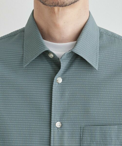 TAKEO KIKUCHI / タケオキクチ Tシャツ | 【COOL CITY WEAR】DotAir（R）サッカー シャツ | 詳細5