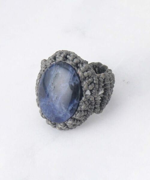 TAKEO KIKUCHI/タケオキクチ Lapis Stone Ring チャコールグレー(013) 00(FREE)