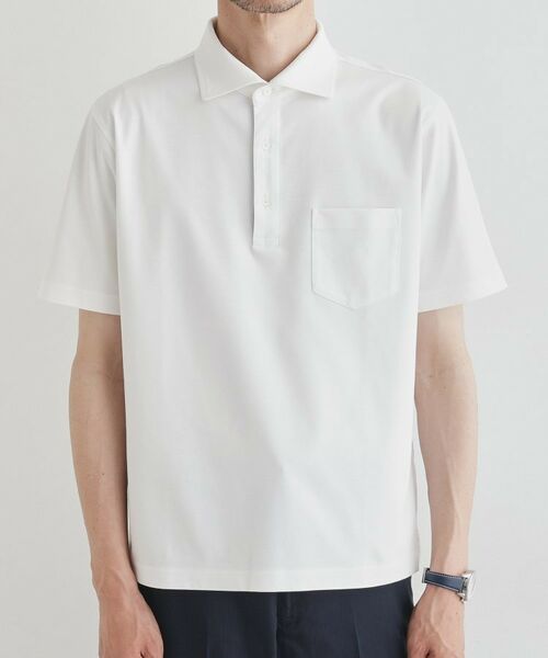 TAKEO KIKUCHI / タケオキクチ ポロシャツ | 【LIMITED】アイスクリアコットンポンチポロシャツ | 詳細1