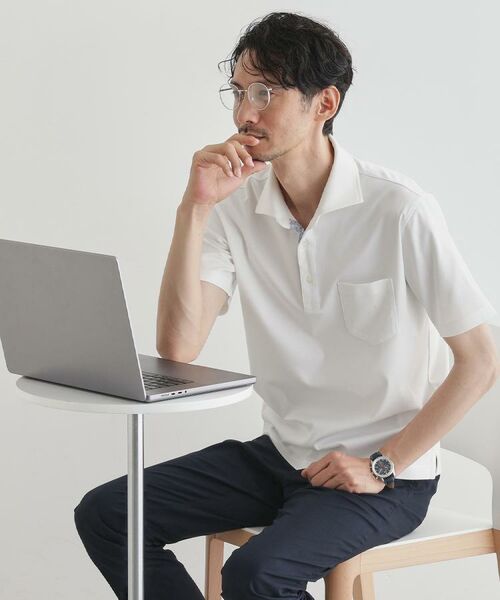 TAKEO KIKUCHI / タケオキクチ ポロシャツ | 【LIMITED】アイスクリアコットンポンチポロシャツ | 詳細12