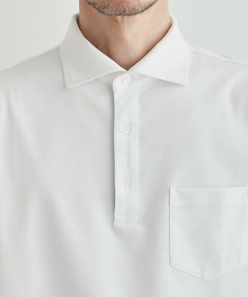 TAKEO KIKUCHI / タケオキクチ ポロシャツ | 【LIMITED】アイスクリアコットンポンチポロシャツ | 詳細4