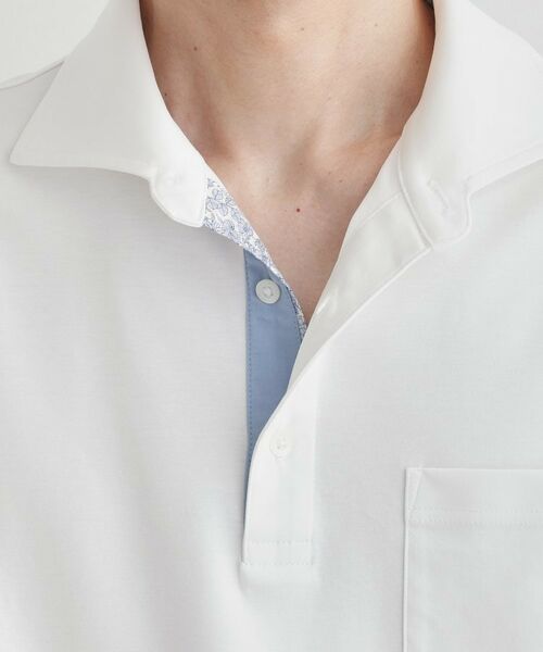 TAKEO KIKUCHI / タケオキクチ ポロシャツ | 【LIMITED】アイスクリアコットンポンチポロシャツ | 詳細5