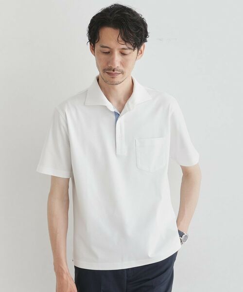 TAKEO KIKUCHI / タケオキクチ ポロシャツ | 【LIMITED】アイスクリアコットンポンチポロシャツ | 詳細8
