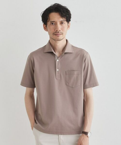 TAKEO KIKUCHI/タケオキクチ 【LIMITED】アイスクリアコットンポンチポロシャツ トープ(054) 04(LL) TAKEO KIKUCHI/タケオキクチ 【LIMITED】アイスクリアコットンポンチポロシャツ トープ(054) 04(LL)