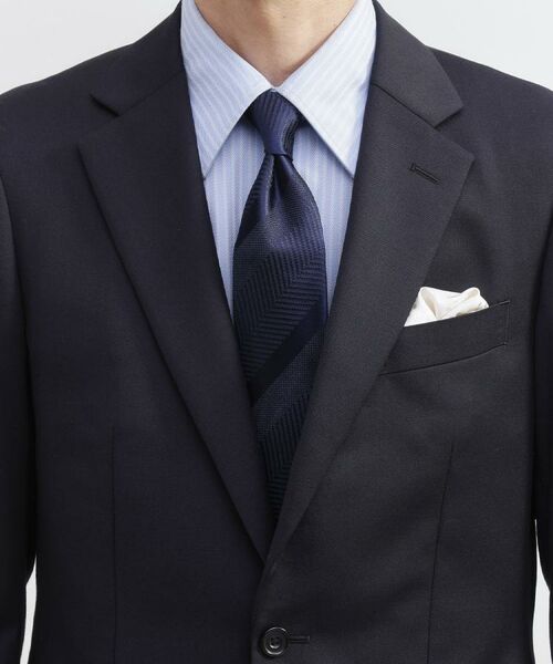 TAKEO KIKUCHI / タケオキクチ ネクタイ | 丹沢シルクネクタイ – 柞蚕シャドーストライプ | 詳細10