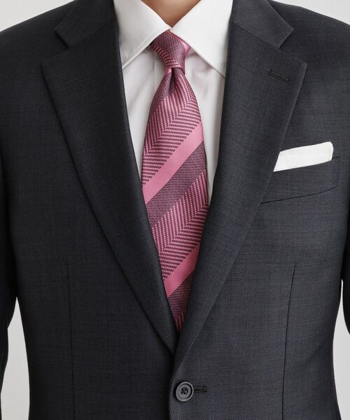 TAKEO KIKUCHI / タケオキクチ ネクタイ | 丹沢シルクネクタイ – 柞蚕シャドーストライプ | 詳細6