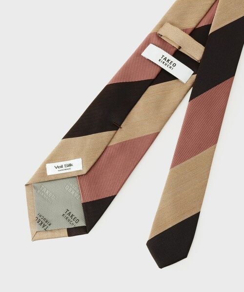 TAKEO KIKUCHI / タケオキクチ ネクタイ | ヴェールシルク トリプルストライプネクタイ | 詳細3