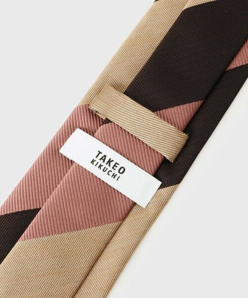 TAKEO KIKUCHI / タケオキクチ ネクタイ | ヴェールシルク トリプルストライプネクタイ | 詳細4