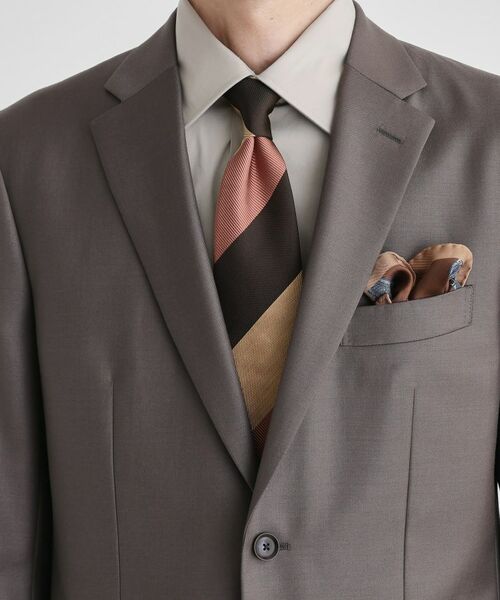 TAKEO KIKUCHI / タケオキクチ ネクタイ | ヴェールシルク トリプルストライプネクタイ | 詳細6