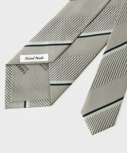 TAKEO KIKUCHI / タケオキクチ ネクタイ | 京都丹後 タッサーバスケット ストライプネクタイ | 詳細3
