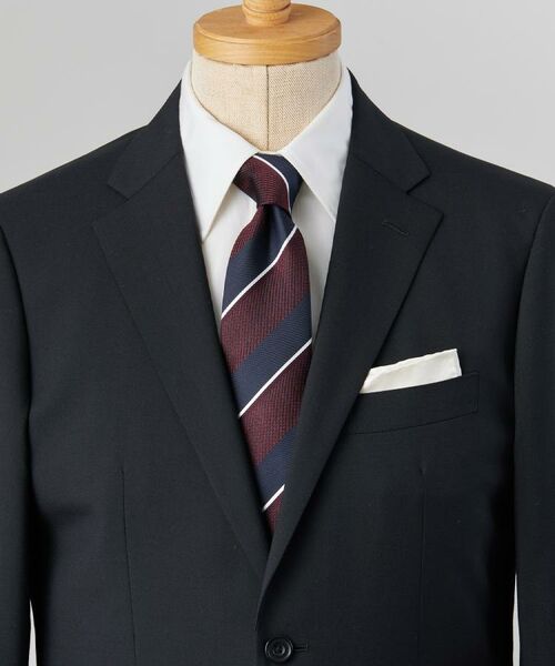 TAKEO KIKUCHI / タケオキクチ ネクタイ | 京都丹後 タッサーバスケット ストライプネクタイ | 詳細8