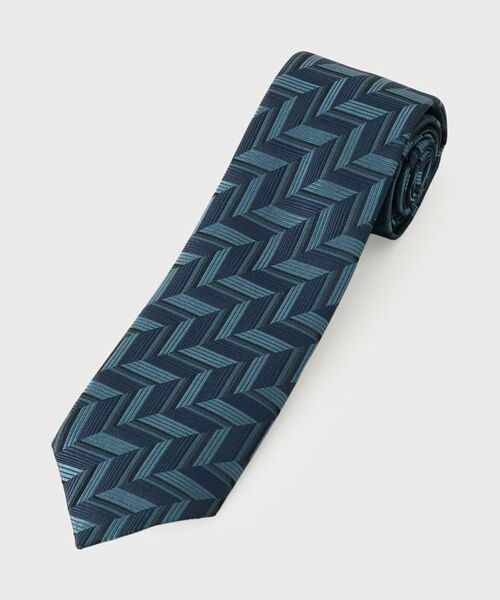 TAKEO KIKUCHI / タケオキクチ ネクタイ | 矢絣紋シャドーストライプネクタイ | 詳細1