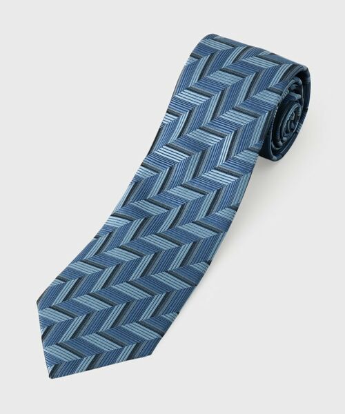 TAKEO KIKUCHI/タケオキクチ 矢絣紋シャドーストライプネクタイ ブルーグリーン(398) 00 TAKEO KIKUCHI/タケオキクチ 矢絣紋シャドーストライプネクタイ ブルーグリーン(398) 00