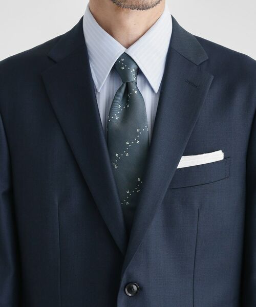 TAKEO KIKUCHI / タケオキクチ ネクタイ | カンジャンテフラワーストライプ – 玉虫色に咲く華やかさ | 詳細5